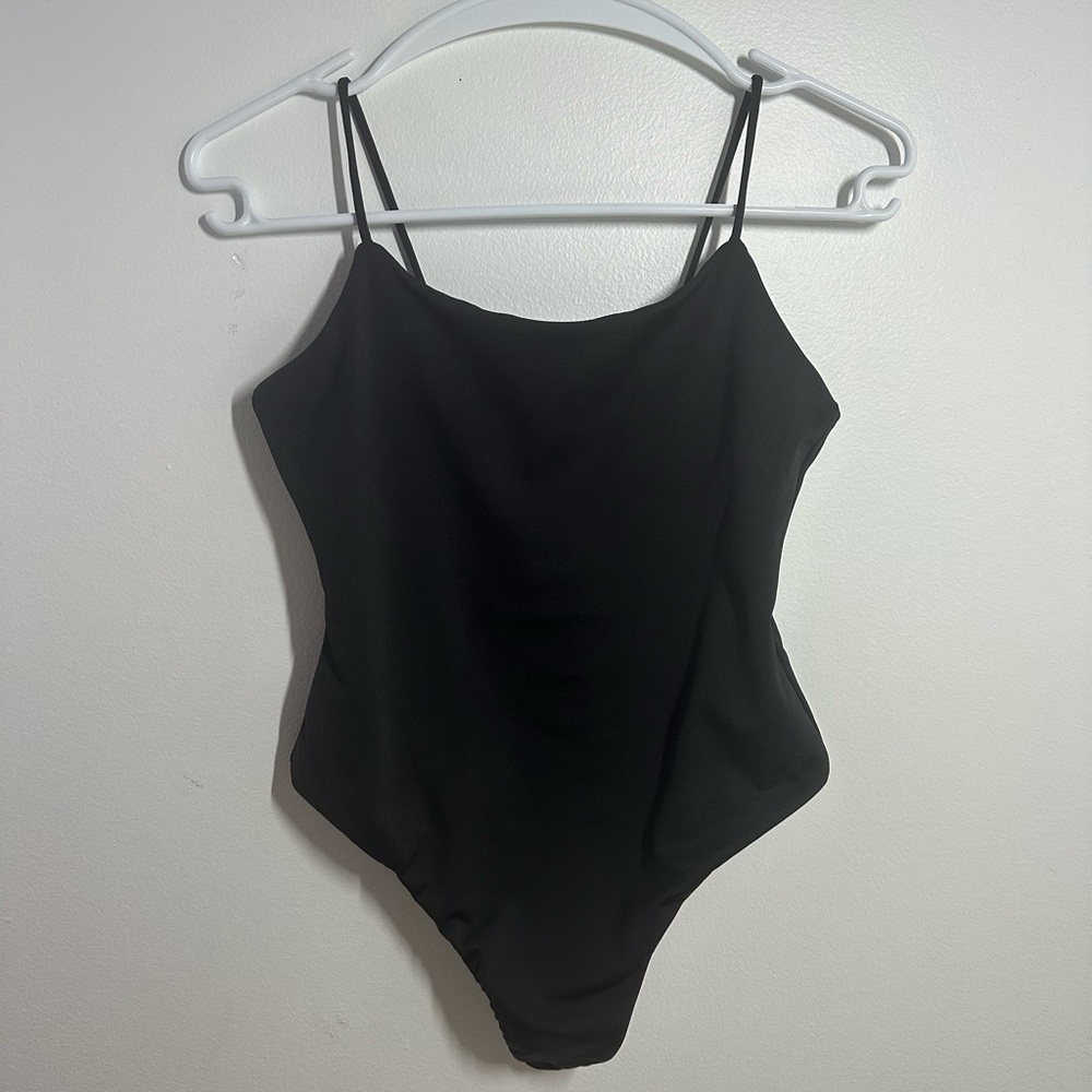 Anthropologie Black Bodysuit